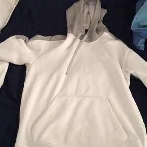 White/gray Adidas Hoodie
